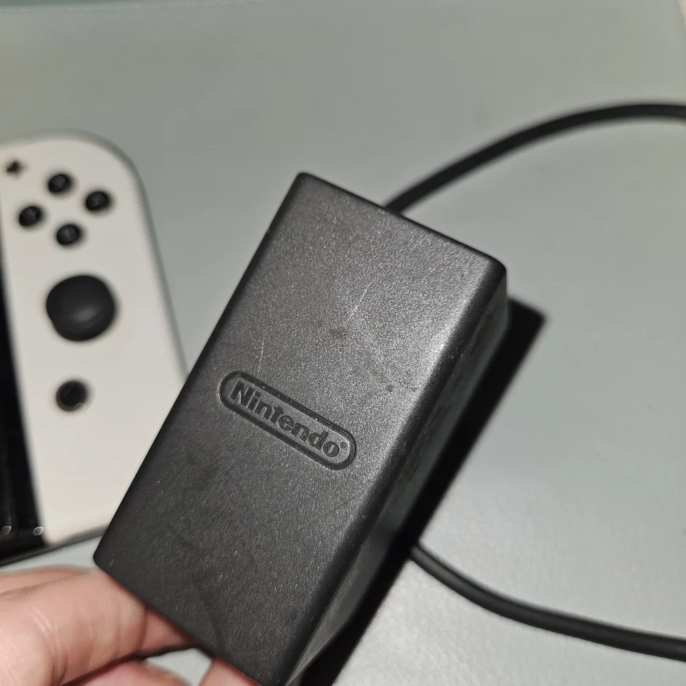White Nintendo Switch OLED Console